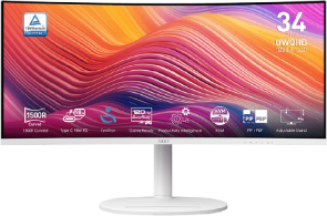 undefined | MSI Modern 34" 2K Monitor (MD342CQPW)