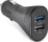 SBS auto kiirlaadija 2x USB-A (2,4A), must